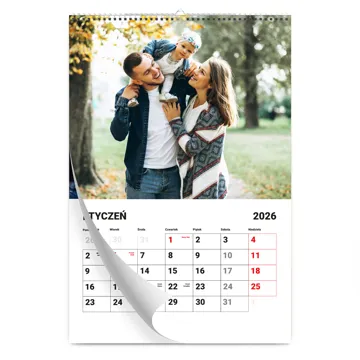 Fotokalendarz z Twoimi zdjęciami 13-stronicowy A3 terminarz Full Foto