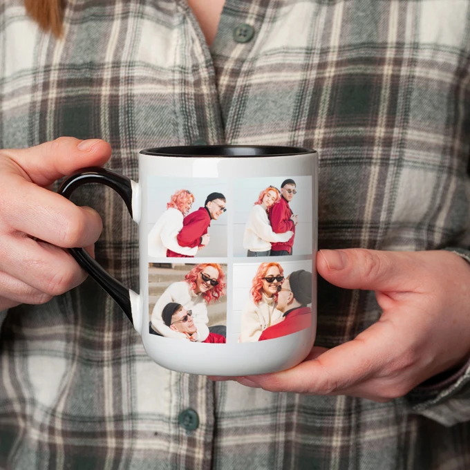 Fotokubek z Twoich zdjęć duży czarne ucho