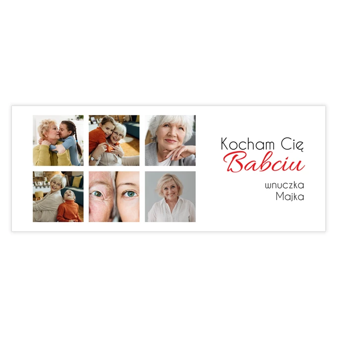 Kubek personalizowany dla babci ze zdjęciem prezent dzień babci i dziadka