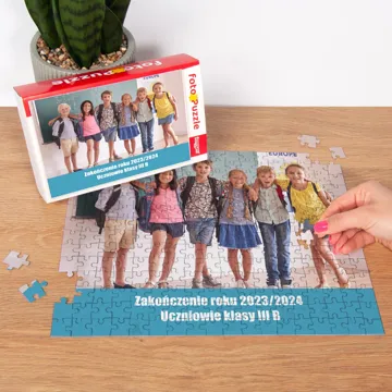 Puzzle ze zdjęcia dla nauczyciela prezent na zakończenie roku szkolnego 252 el.