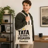 Torba na zakupy z nadrukiem imieniem dla Taty