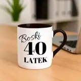 Kubek na 40 urodziny dla Niego z własnym zdjęciem tekstem