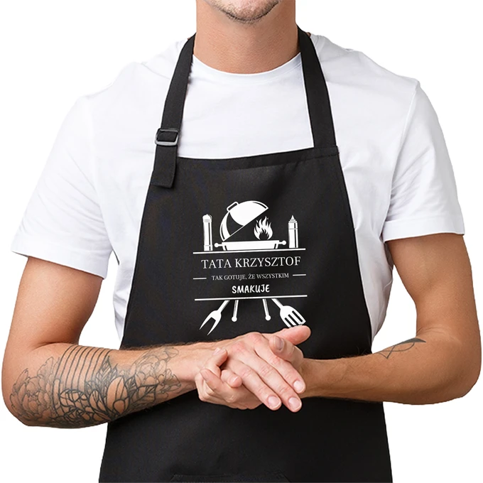 Fartuch kuchenny z imieniem dla Taty