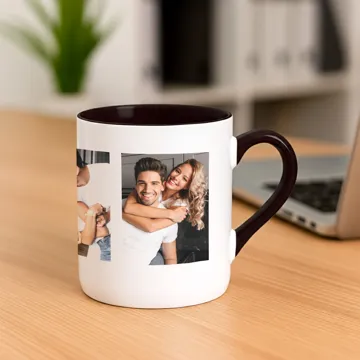 Kubek czarny ze zdjęć Twój nadruk grafika