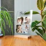 Zdjęcie na szkle dla Babci statuetka z dedykacją 21x30 cm