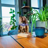 Zdjęcie na szkle akrylowym z dedykacją najlepszy rocznik 15x21 cm