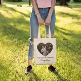 Prezent dla mamy personalizowana torba ze zdjęciem własnym nadrukiem