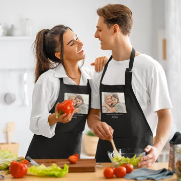 Fartuch kuchenny ze zdjęciem własnym nadrukiem dla Babci