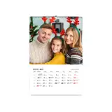 Personalizowany kalendarz ze zdjęciami 13 kartkowy na spirali prezent na święta A4