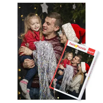Fotopuzzle z własnego zdjęcia na prezent świąteczny pod choinkę 500 el. z pudełkiem