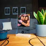 Ramka Spotify z Twoim zdjęciem na szkle akrylowym szkło Spotify A4