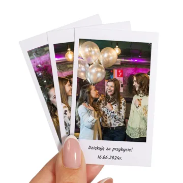 Podziękowania polaroid prezent dla gości na 18 urodziny zdjęcia z podpisem 40 sztuk