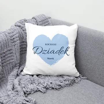 Poduszka dla Dziadka z nadrukiem imieniem prezent na Dzień Dziadka