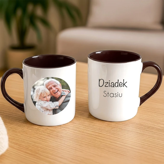 Kubek dla Dziadka prezent na Dzień Dziadka z Twoim zdjęciem