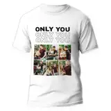 Koszulka personalizowana dla par ONLY YOU ze zdjęć prezent na Dzień Chłopaka