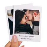 Zdjęcia polaroid z podpisem prezent na Walentynki 50 sztuk