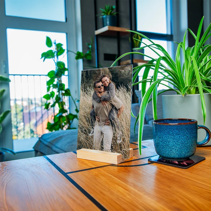 Zdjęcie na szkle ramka ze zdjęciem na szkle akrylowym full foto 21x15 cm