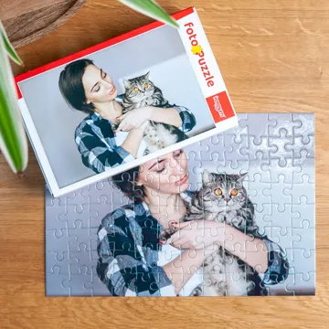 Foto puzzle ze zdjęcia Twojego zwierzaka pudełkiem 96 elementów
