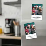 Magnes ze zdjęcia na prezent świąteczny pod choinkę 7x10 cm wykończenie matowe