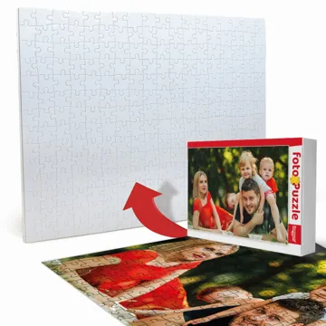 Podkładka do układania puzzli 252 elementy z klejem i zestawem montażowym do zawieszenia