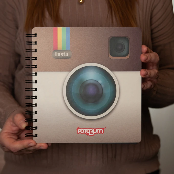 Album na zdjęcia wklejane 12 kart sztywna oprawa