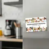 Magnes kolaż zdjęć Rodzina personalizacja imiona 15x10 cm