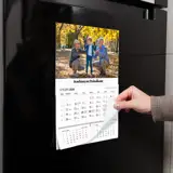 Foto Kalendarz magnes na lodówkę ze zdjęciem A4 wyrywany 3 miesięczne kalendarium
