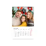 Personalizowany kalendarz ze zdjęciami 13 kartkowy na spirali prezent na święta A4