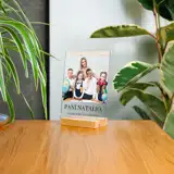 Prezent dla wychowawcy podziękowanie dla nauczyciela zdjęcie na szkle 15x21 cm