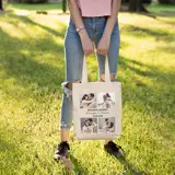 Torba ze zdjęciem na zakupy dla pary prezent na Walentynki rocznicę