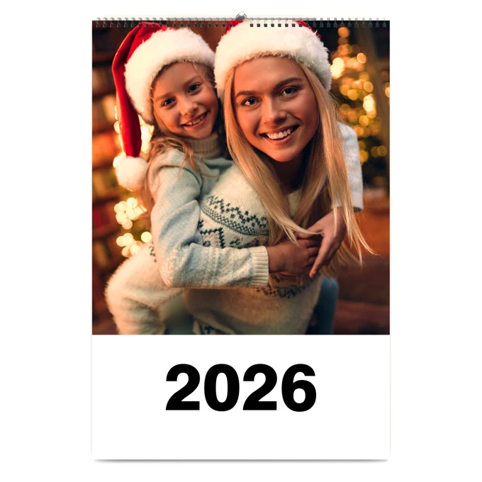 Kalendarz ze zdjęciami na 2026 rok personalizowany prezent na święta