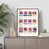Kalendarz ze zdjęć plakatowy Kolaż 12 Zdjęć A3