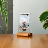 Ramka ze zdjęciem i napisem na szkle akrylowym mini