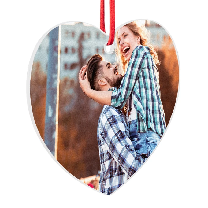 Personalizowany upominek na Dzień Chłopaka zawieszka do auta ze zdjęciem