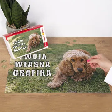 Puzzle z własnym nadrukiem zdjęciem 500 elementów z pudełkiem