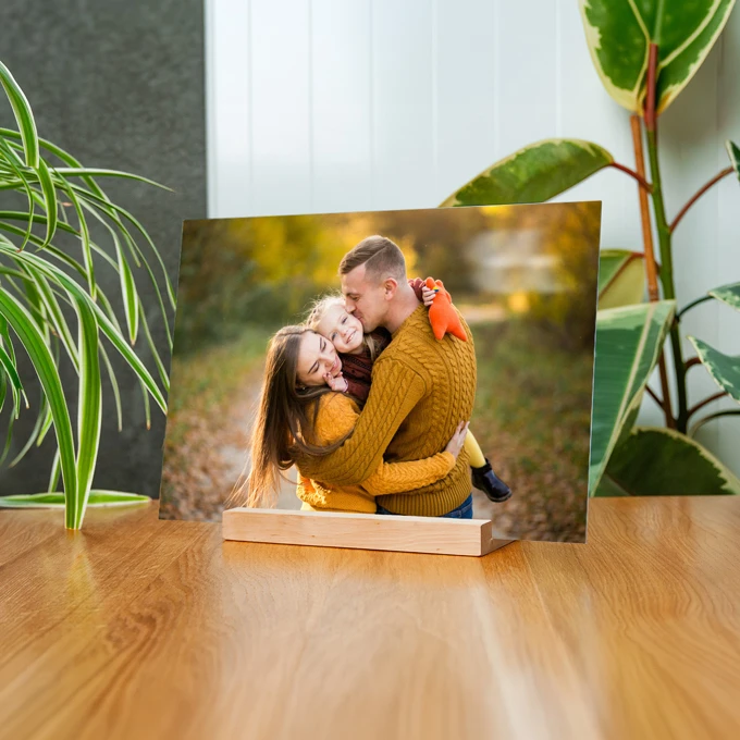 Ramka z Twoim zdjęciem na szkle akrylowym plexi full foto A4 poziom