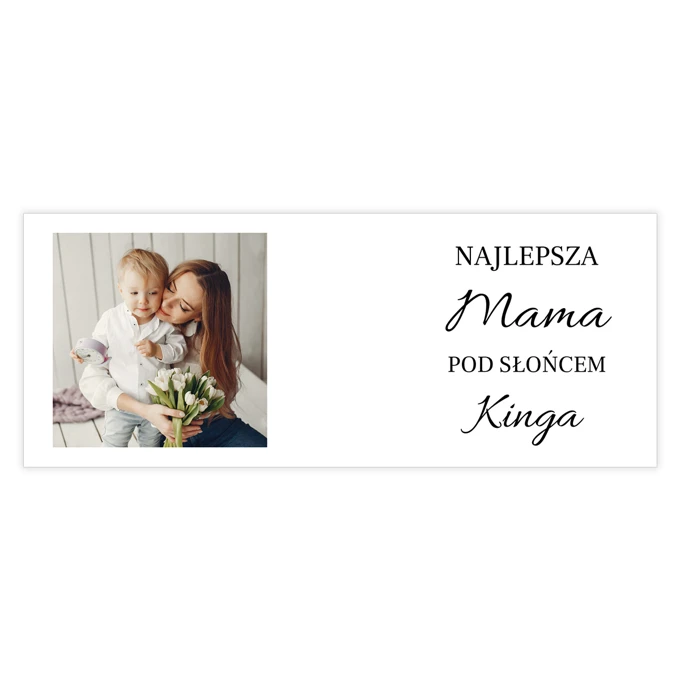 Kubek ze zdjęciem dla Mamy Najlepsza Mama personalizowany prezent