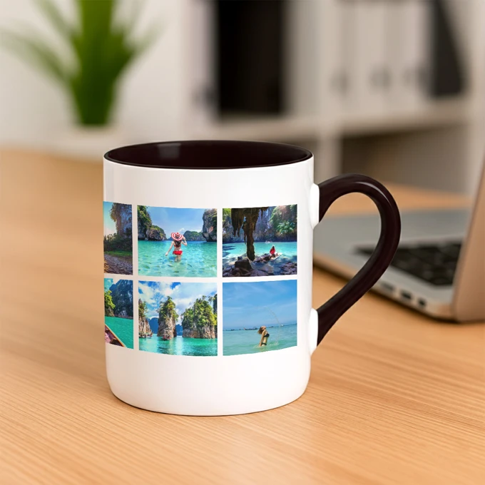 Fotokubek z Twoich zdjęć duży czarne ucho