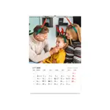 Personalizowany kalendarz ze zdjęciami 13 kartkowy na spirali prezent na święta A4