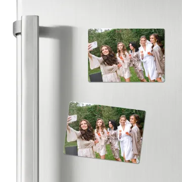 Fotomagnes na lodówkę podziękowanie dla gości na ślub wesele 10x7 cm