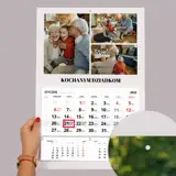 Fotokalendarz dla Babci i Dziadka Jednodzielny Kolaż Zdjęć