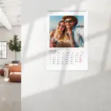 Kalendarz ścienny ze zdjęciami na prezent dla pary zakochanych A4 na spirali
