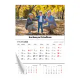 Fotokalendarz z napisem dla Babci i Dziadka kalendarz z magnesem A4