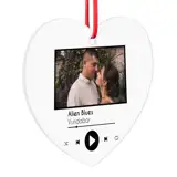 Zawieszka do auta walentynki spotify