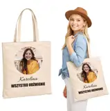 Torba na zakupy z Twoim zdjęciem imieniem