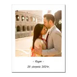 Magnesy polaroid z wakacji z Twoim zdjęciem i podpisem 16 sztuk