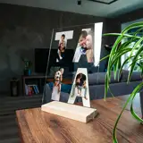 Zdjęcie na szkle ramka ze zdjęciem na szkle akrylowym dla taty A4