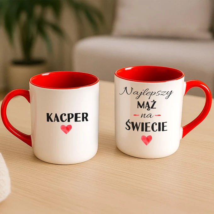 Personalizowany kubek z imieniem prezent dla męża