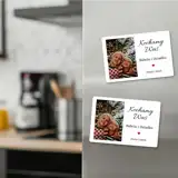 Magnes na Dzień Babci i Dziadka ze zdjęciem na lodówkę prezent dla Dziadków 10x7 cm