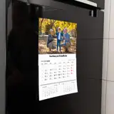 Foto Kalendarz magnes na lodówkę ze zdjęciem A4 wyrywany 3 miesięczne kalendarium